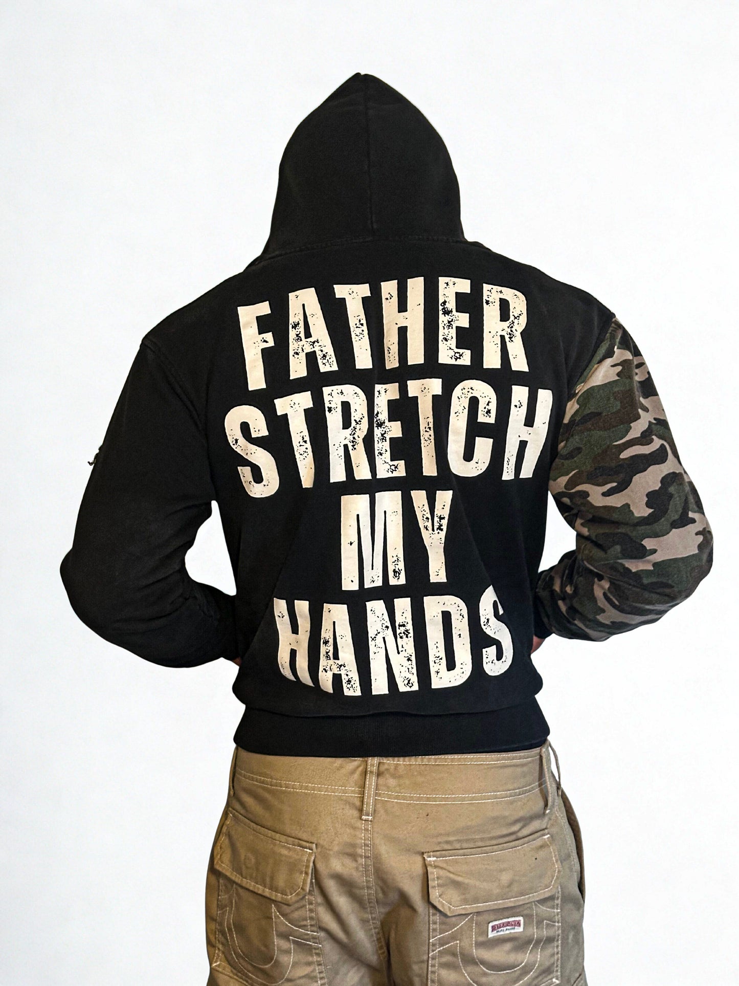 TwoFavored.Christ Cropped Hoodie