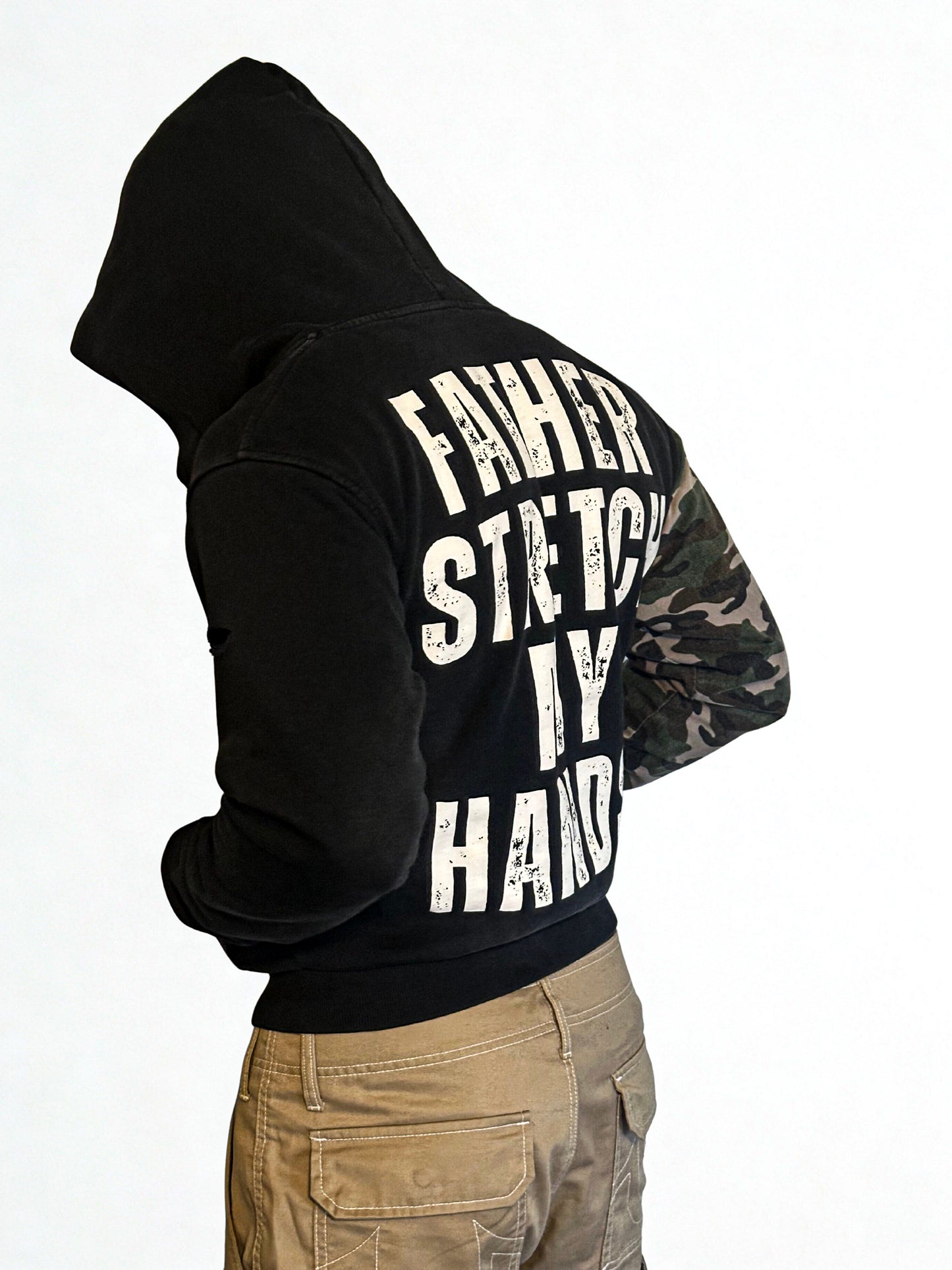 TwoFavored.Christ Cropped Hoodie
