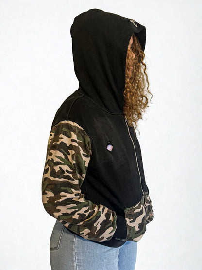 TwoFavored.Christ Cropped Hoodie